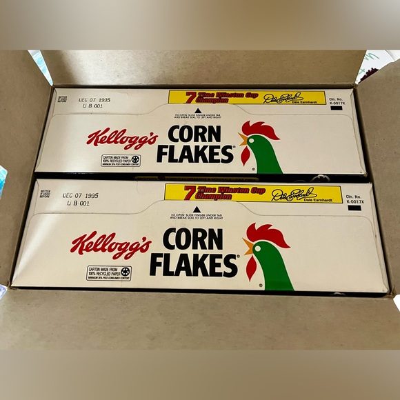 2 SEALED Kellogg’s Comm DALE EARNHARDT 1995 Boxes - Picture 2 of 13